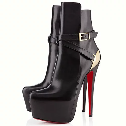 Christian Louboutin Equestria 160mm Ankle Boots Black